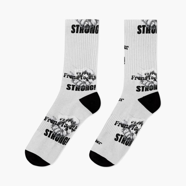 Item preview, Crypto Together Strong Blockchain Handshake Art designed and sold by AXENT Designs.
