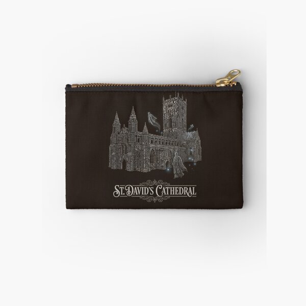 Item preview, St Davids Cathedral Wales Haunted Medieval Sanctuary Typography Art designed and sold by naughty-raccoon.