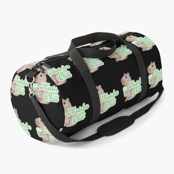 Item preview, Matcha and Chill Capybara - Black designed and sold by FoxfireStardust.