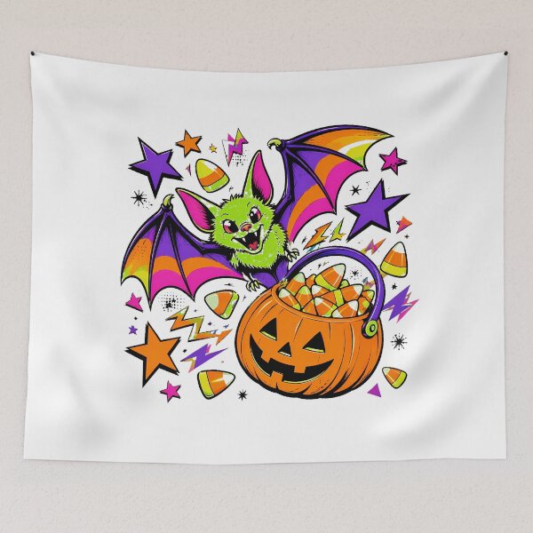 Item preview, Spooky Halloween Bat Pumpkin Trick or Treat Lover designed and sold by chattsuede.