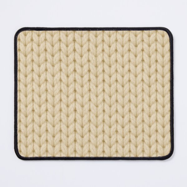 Item preview, Cozy Cream Knitted Yarn Texture Cream designed and sold by blankTeeShirt.