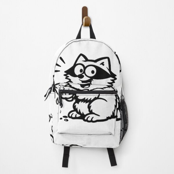 Item preview, Side-View Raccoon with Fish designed and sold by ANNART1602.