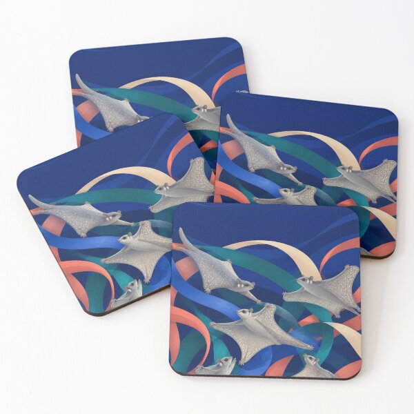 Item preview, Cobalt Colugo Ribbonflight designed and sold by GraphycoPublish.