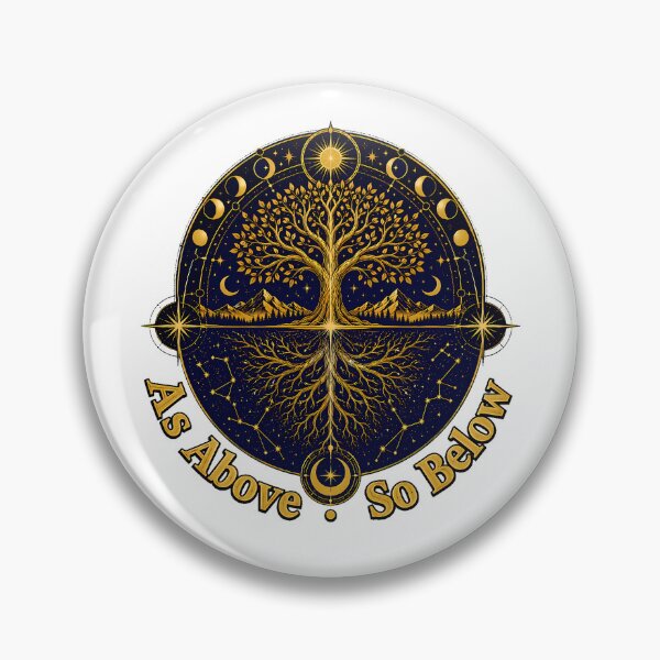Item preview, As Above So Below Sacred Geometry Tree Of Life designed and sold by chattsuede.