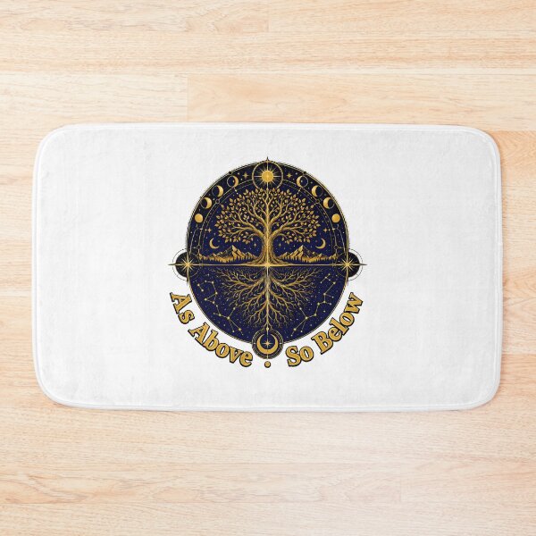Item preview, As Above So Below Sacred Geometry Tree Of Life designed and sold by chattsuede.