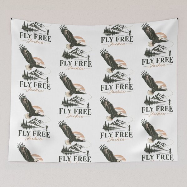 Item preview, Fly Free Jackie Logo | Minimalist Freedom-Inspired Design designed and sold by CutieGalore.