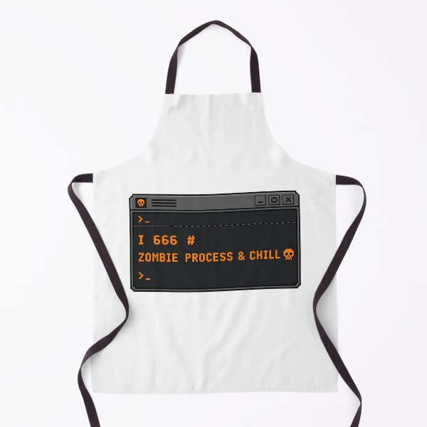 Item preview, Zombie Process Programmer Humor Command Prompt Skull designed and sold by chattsuede.