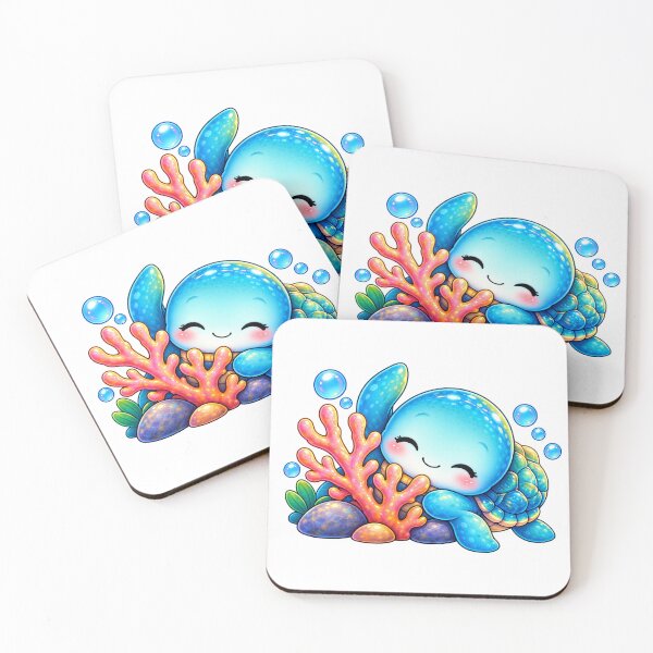 Item preview, Cute Sea Turtle Ocean Adventure designed and sold by Dreamy Ocean Art.