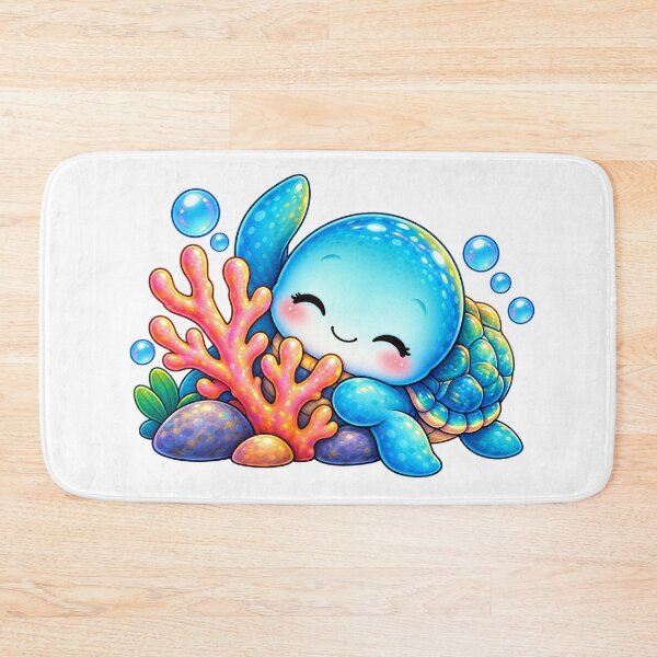 Item preview, Cute Sea Turtle Ocean Adventure designed and sold by Dreamy Ocean Art.