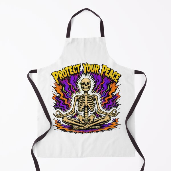 Item preview, Meditating Skeleton Lotus Pose Goth Yogi designed and sold by chattsuede.