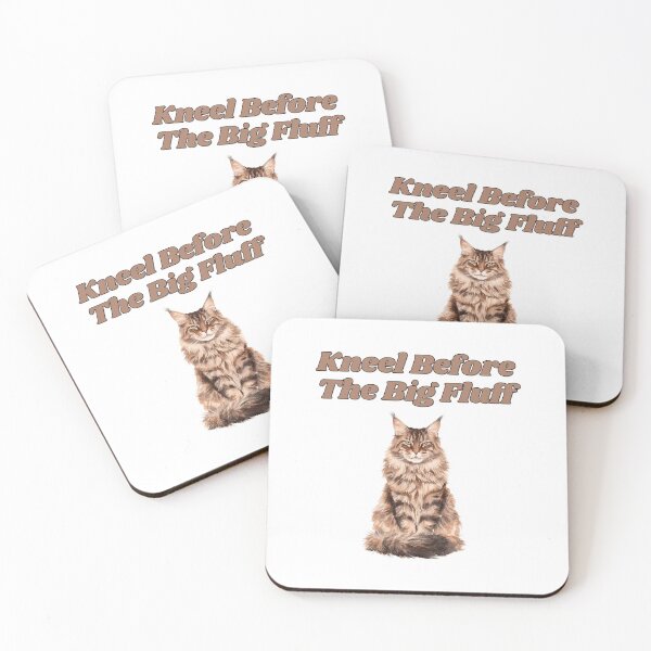 Item preview, Big Fluff Maine Coon Watercolor Sassy Cat Design designed and sold by NatureUnleashed.