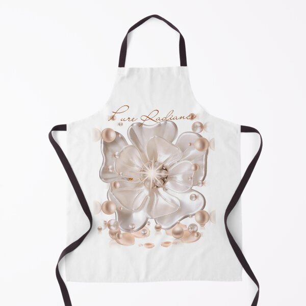 Item preview, Pure Radiance - Elegant Pearl Flower Art designed and sold by MinimalAurashop.