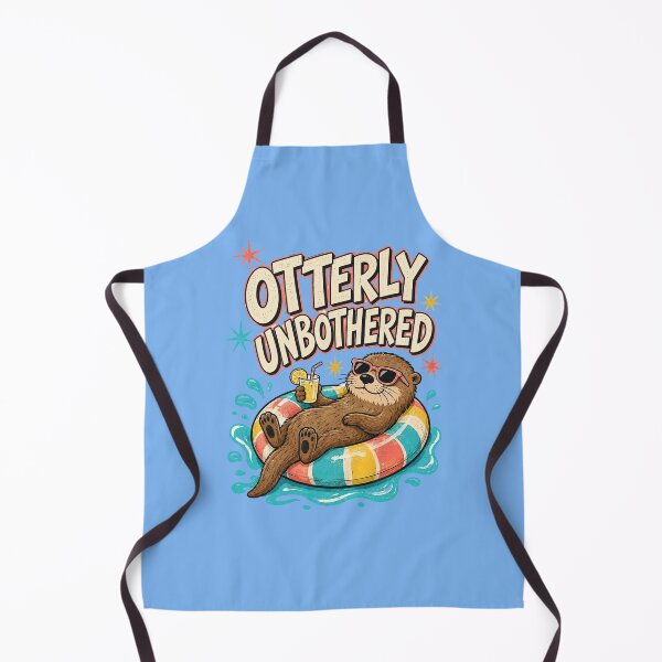 Item preview, Otterly Unbothered – Funny Summer Otter designed and sold by NinaCreator.