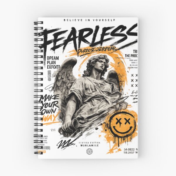 Item preview, Fearless Mindset Angel Art designed and sold by bhaveshsticker.