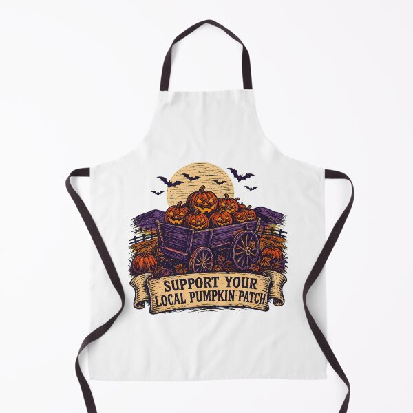 Item preview, Support Your Local Pumpkin Patch Halloween Full Moon Wagon designed and sold by chattsuede.