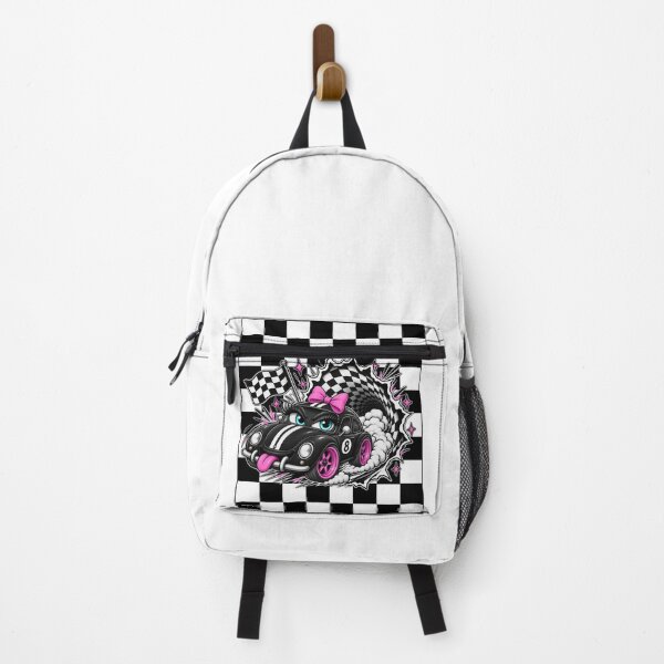 Item preview, Cute Girl Racing Car Checkerboard Y2K designed and sold by Aimetoi.