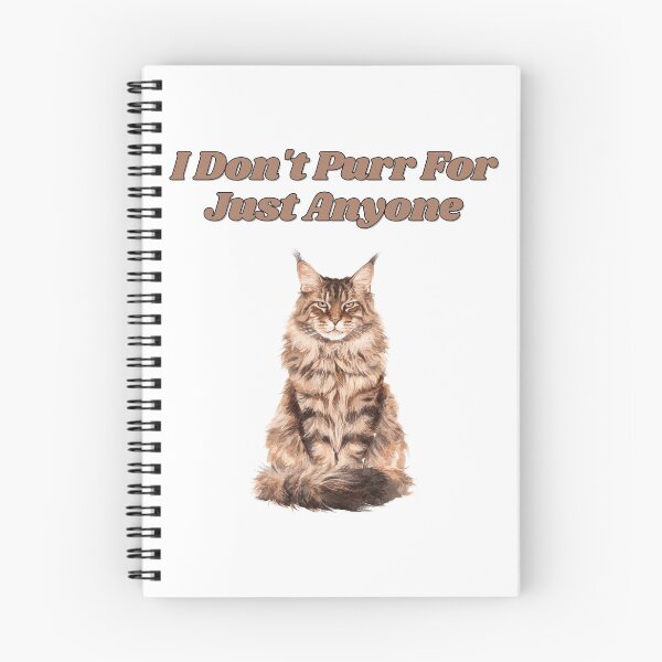 Item preview, Exclusive Maine Coon Purr Watercolor Cat Design designed and sold by NatureUnleashed.