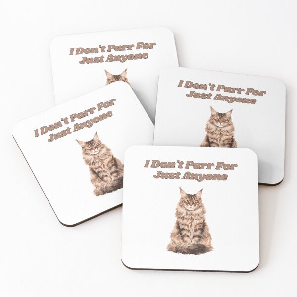Item preview, Exclusive Maine Coon Purr Watercolor Cat Design designed and sold by NatureUnleashed.