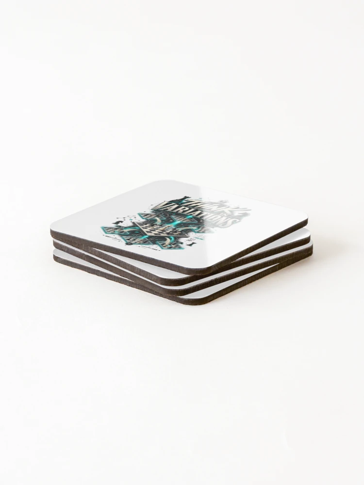 Thumbnail 4 of 5, Coasters (Set of 4), Think In Variations Advanced Chess Strategy designed and sold by KnightVibe.