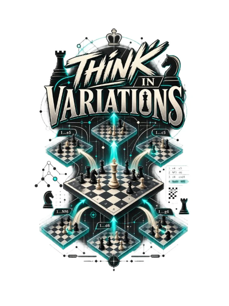 Thumbnail 4 of 4, iPhone Case, Think In Variations Advanced Chess Strategy designed and sold by KnightVibe.