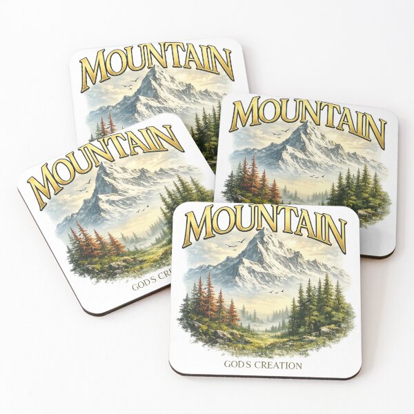 Item preview, The Mountain God's Creation | Majestic Snow Mountain Nature Landscape designed and sold by Design Sounds Studio.