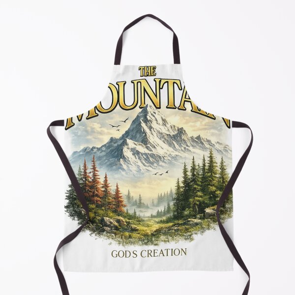 Item preview, The Mountain God's Creation | Majestic Snow Mountain Nature Landscape designed and sold by Design Sounds Studio.