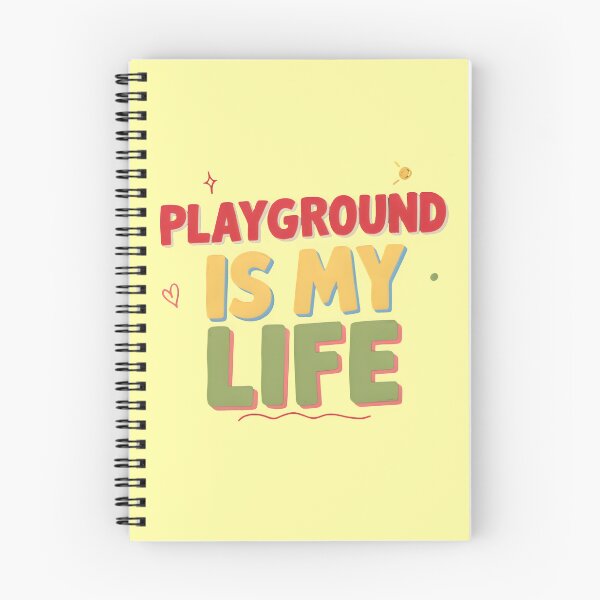 Item preview, Playground Is My Life | Colorful Nostalgic Playful Design designed and sold by Milosstudio.