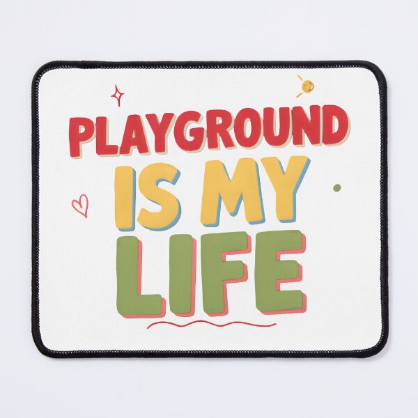 Item preview, Playground Is My Life | Colorful Nostalgic Playful Design designed and sold by Milosstudio.