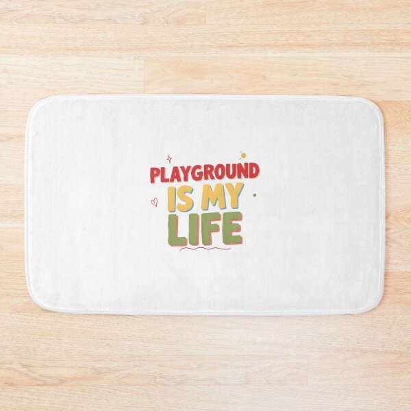 Item preview, Playground Is My Life | Colorful Nostalgic Playful Design designed and sold by Milosstudio.