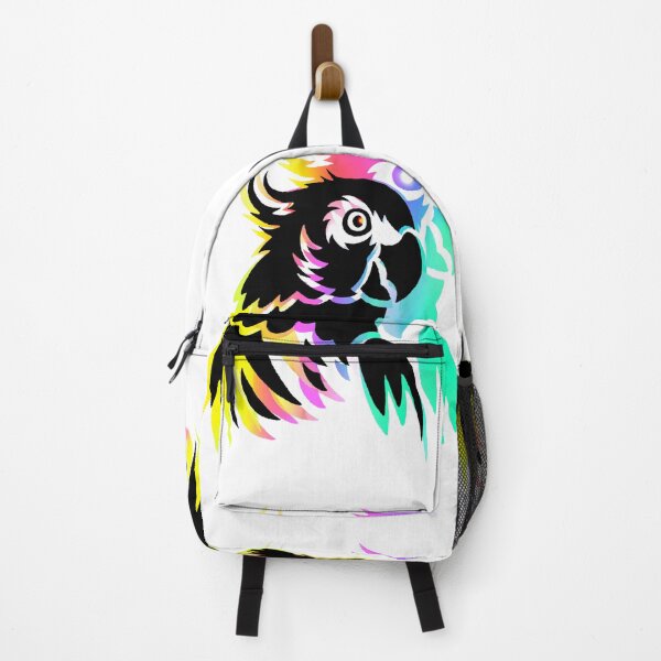 Item preview, Rainbow Neon Parrot Burst designed and sold by ExploreAura Studio.