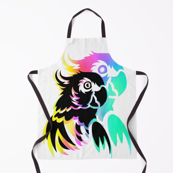 Item preview, Rainbow Neon Parrot Burst designed and sold by ExploreAura Studio.
