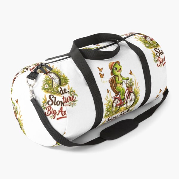 Item preview, Slow Ride, Big Adventure – Cute Turtle Bicycle designed and sold by NinaCreator.