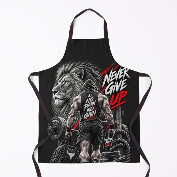 Item preview, Never Give Up Gym designed and sold by Print Print On.