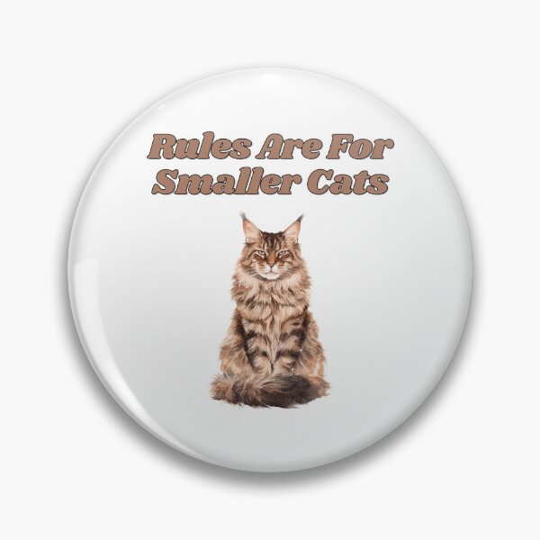 Item preview, Big Cat No Rules Maine Coon Watercolor Design designed and sold by NatureUnleashed.