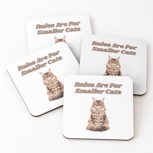 Item preview, Big Cat No Rules Maine Coon Watercolor Design designed and sold by NatureUnleashed.
