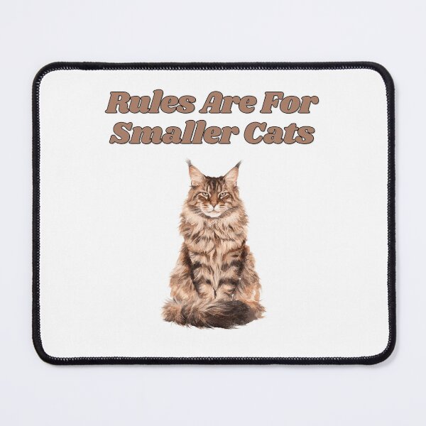 Item preview, Big Cat No Rules Maine Coon Watercolor Design designed and sold by NatureUnleashed.