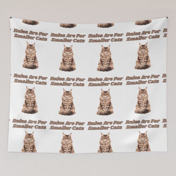 Item preview, Big Cat No Rules Maine Coon Watercolor Design designed and sold by NatureUnleashed.