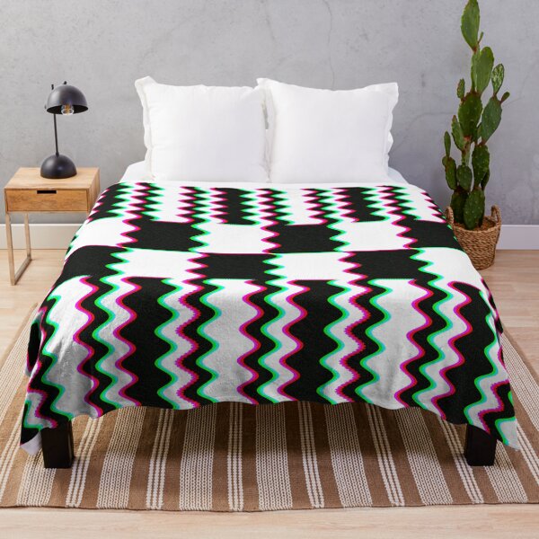 Item preview, Glitched Wavy Checkerboard Pattern designed and sold by OddBloomPNG.