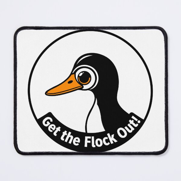 Item preview, Get the Flock Out Shirt | Privacy Activist T-Shirt | Anti Surveillance Camera Design | Civil Liberties Gift Tee designed and sold by GetTheFlockOutShop.