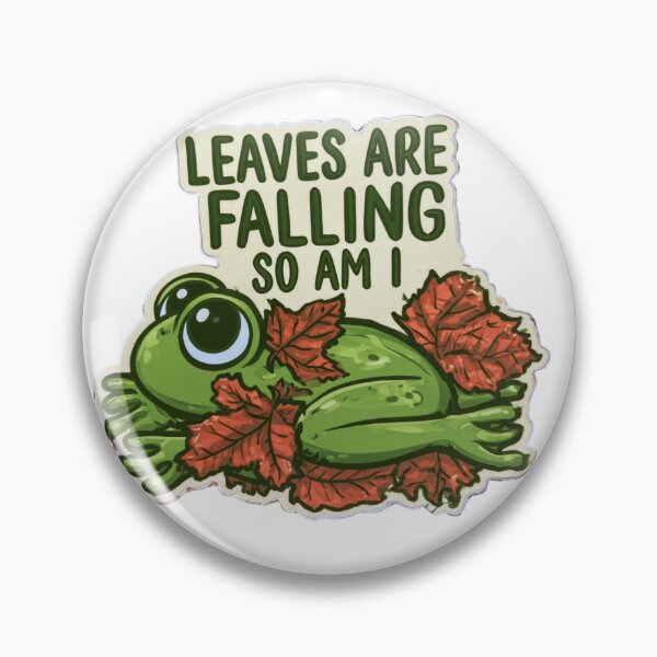 Item preview, Leaves Are Falling So Am I - Funny Autumn Frog designed and sold by AceEye.