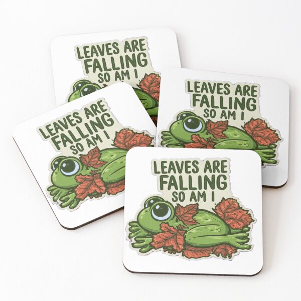 Item preview, Leaves Are Falling So Am I - Funny Autumn Frog designed and sold by AceEye.