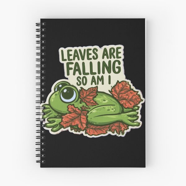 Item preview, Leaves Are Falling So Am I - Funny Autumn Frog designed and sold by AceEye.