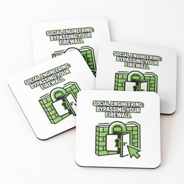 Item preview, Social Engineering Bypassing Firewall Funny Gift designed and sold by Ixnor.