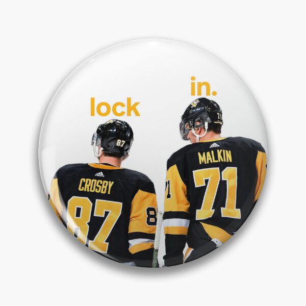 Item preview, SidGeno Lock In cutout | Sidney Crosby and Evgeni Malkin Pittsburgh Penguins designed and sold by Ferne Reacts.