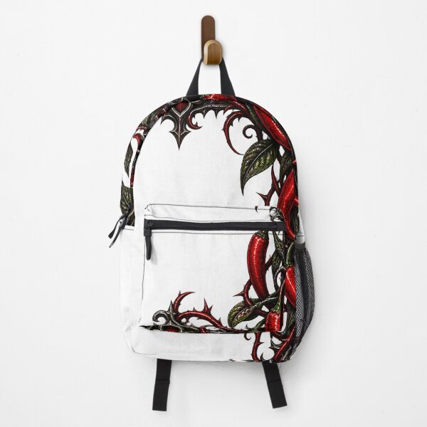 Item preview, Gothic Cross Chilli Pepper Skull Design designed and sold by ChiliWild.