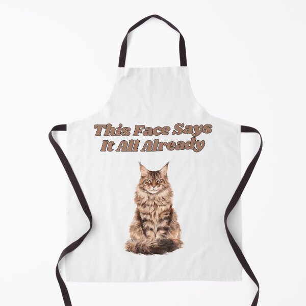 Item preview, Expressive Maine Coon Face Watercolor Cat Design designed and sold by NatureUnleashed.