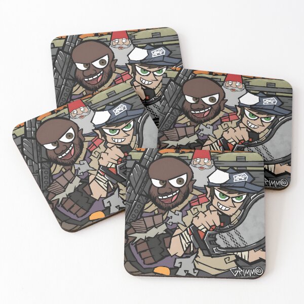 Item preview, Zombie Survival Team Cartoon Design designed and sold by Catsi-Nook-Art.