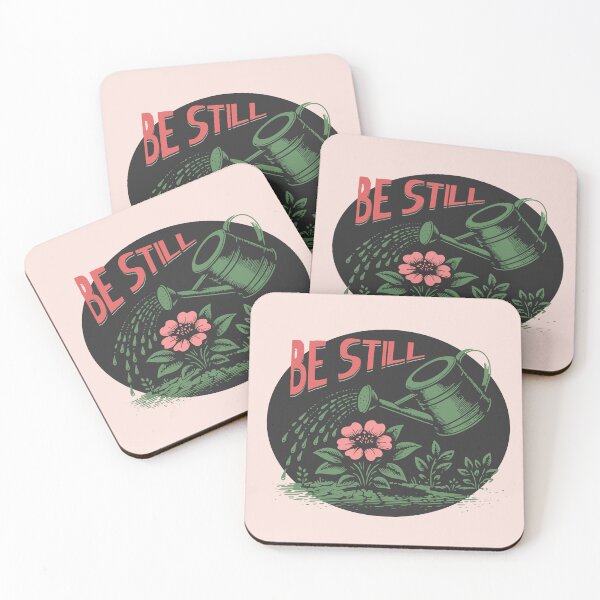 Item preview, Be Still Christian Gardening Psalm 46:10 designed and sold by Sachie's Studio.