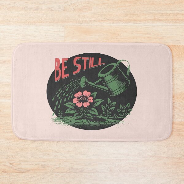 Item preview, Be Still Christian Gardening Psalm 46:10 designed and sold by Sachie's Studio.