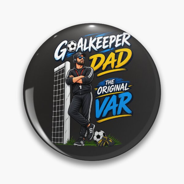 Item preview, Goalkeeper Dad Funny VAR Soccer Coach designed and sold by PunchDrop.